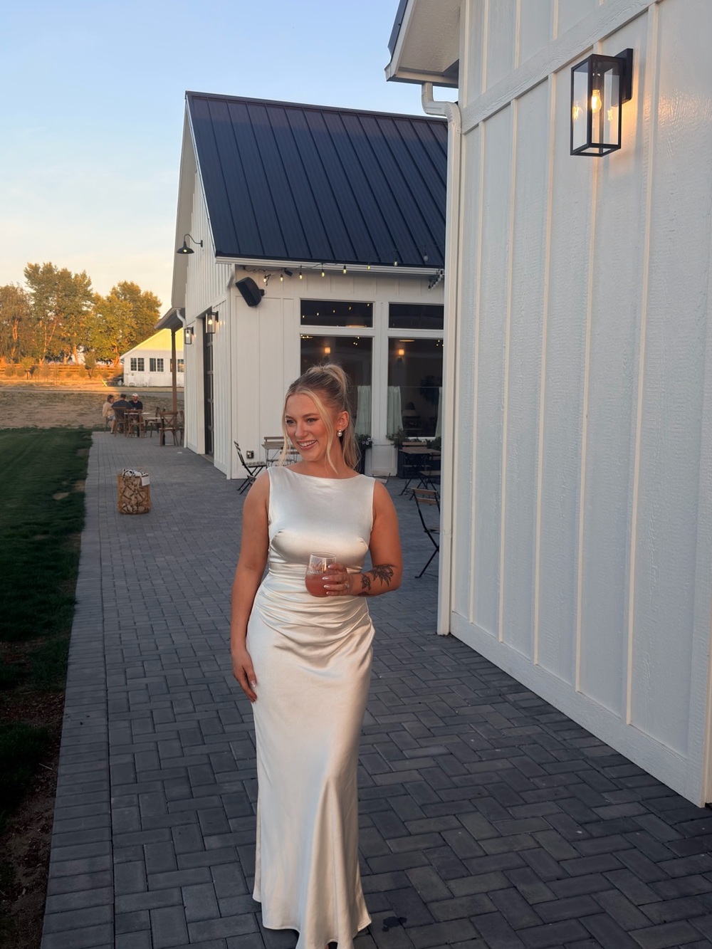 Selfie Leslie Satin Dress